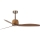 FARO 33436WT - WEAVER M Ceiling Fan, 128 cm Diameter, Brown/Brass, Tuya Wi-Fi + Remote Control
