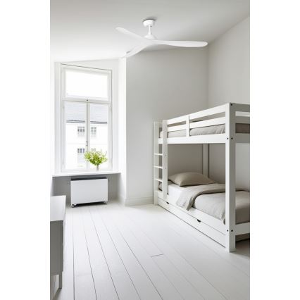 FARO 33446WT - Ceiling fan GOTLAND L white d. 132 cm Wi-Fi Tuya + remote control
