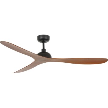 FARO 33447WT - Ceiling fan GOTLAND L brown/black d. 132 cm Wi-Fi Tuya + remote control