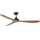 FARO 33447WT - Ceiling fan GOTLAND L brown/black d. 132 cm Wi-Fi Tuya + remote control