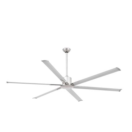 FARO 33465A - Ceiling fan ANDROS XL matte chrome d. 213 cm + remote control