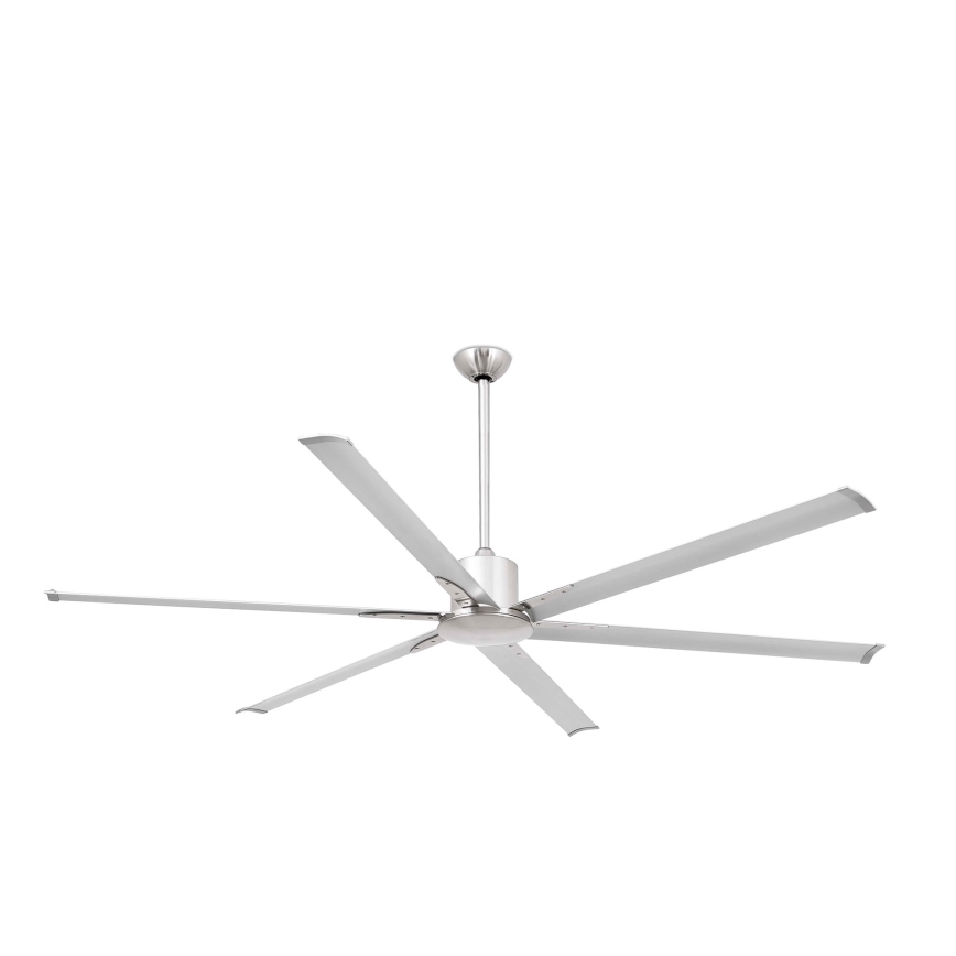 FARO 33465A - Ceiling fan ANDROS XL matte chrome d. 213 cm + remote control