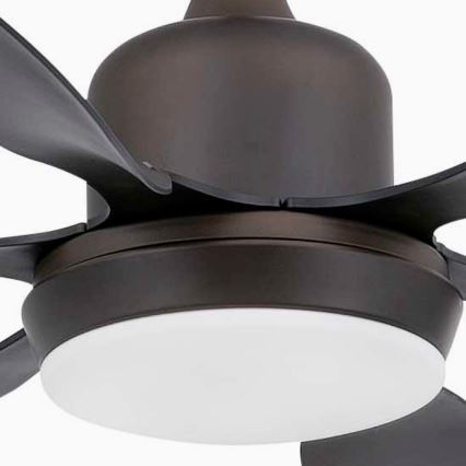 FARO 33466A - Ceiling fan TILOS 2xE27/15W/230V wenge + remote control