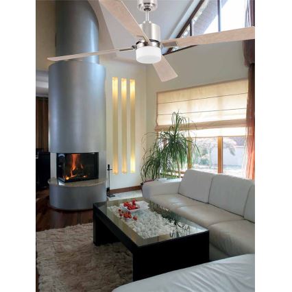 FARO 33470 - Ceiling fan PALK 2xE14/40W/230V + remote control