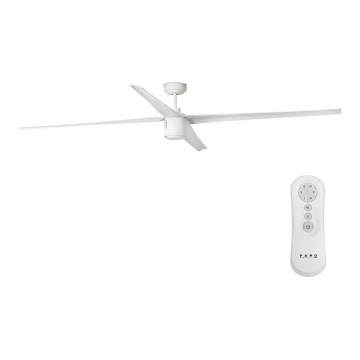 FARO 33494 - LED Dimmable ceiling fan ATTOS LED/20W/230V white + remote control