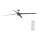FARO 33495 - LED Dimmable ceiling fan ATTOS LED/20W/230V brown d. 213 cm + remote control