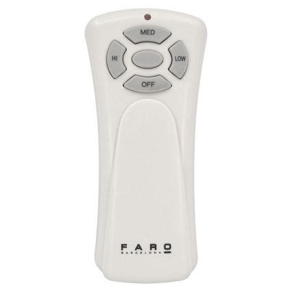 FARO 33516DC-Ceiling fan LANTAU black/brown d. 132 cm + remote control