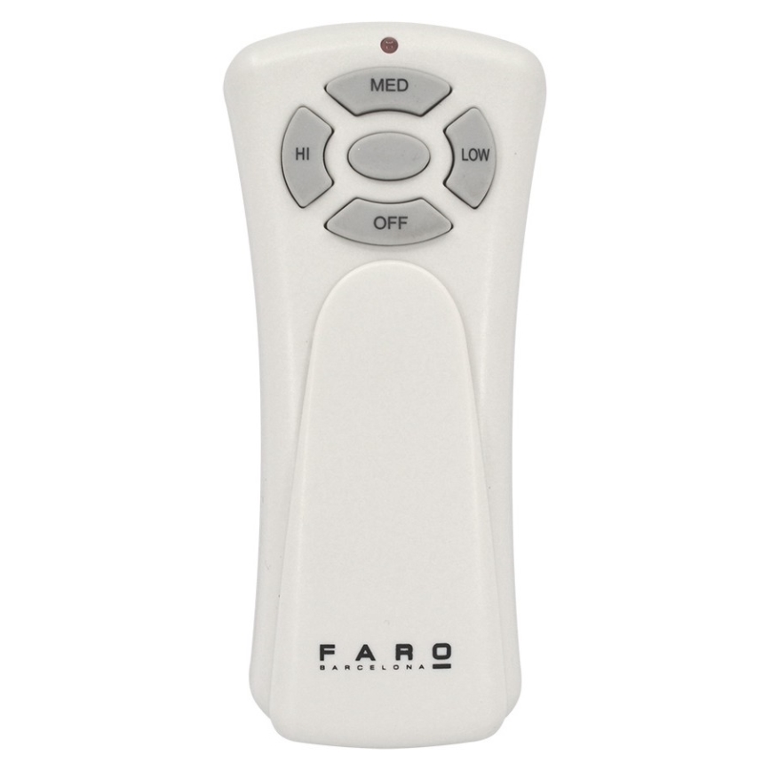 FARO 33516DC-Ceiling fan LANTAU black/brown d. 132 cm + remote control