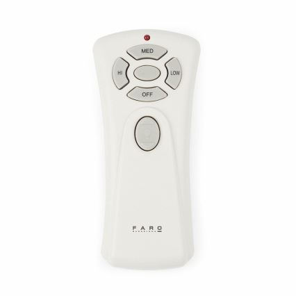 FARO 33518DC - LED Ceiling fan LANTAU LED/15W/230V matte chrome/wood + remote control