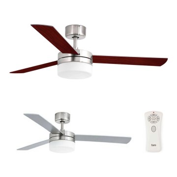 FARO 33608 - Ceiling fan PANAY 2xE14/8W/230V + remote control