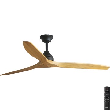 FARO 33718DC- Ceiling fan ALO L wood/black d. 152 cm + remote control