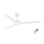 FARO 33721 - NU White Ceiling Fan + Remote Control