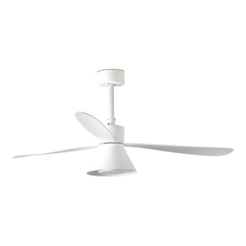 FARO 33760WT-22 - LED Dimmable ceiling fan AMELIA L CONE LED/20W/230V 2700/3500/5000K white d. 132 cm Wi-Fi Tuya + remote control