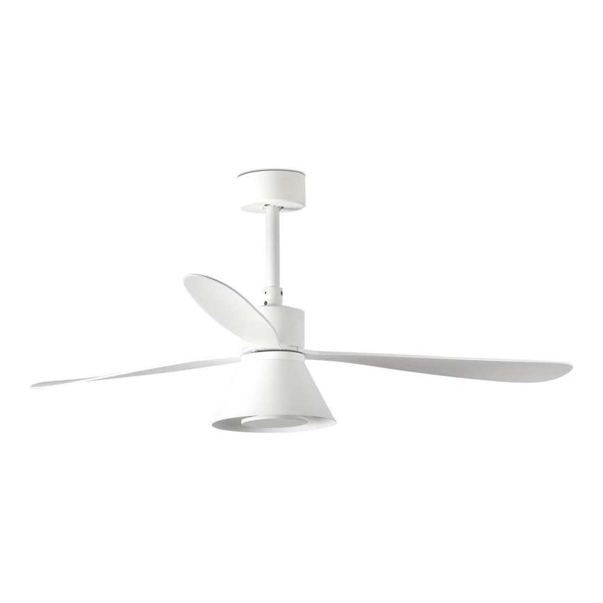 FARO 33760WT-22 - LED Dimmable ceiling fan AMELIA L CONE LED/20W/230V 2700/3500/5000K white d. 132 cm Wi-Fi Tuya + remote control