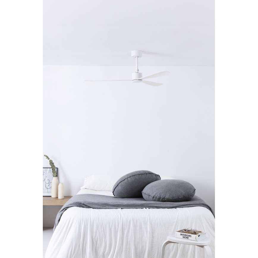 FARO 33760WT - Ceiling fan AMELIA L white d. 132 cm Wi-Fi Tuya + remote control