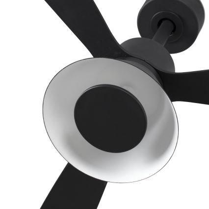 FARO 33761WT-23 - LED Dimmable ceiling fan AMELIA L CONE LED/20W/230V 2700/3500/5000K black d. 132 cm Wi-Fi Tuya + remote control