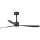 FARO 33761WT - Ceiling fan AMELIA L black d. 132 cm Wi-Fi Tuya + remote control