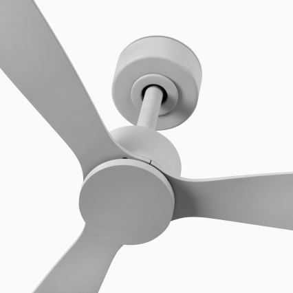 FARO 33762WT - Ceiling fan AMELIA L grey d. 132 cm Wi-Fi Tuya + remote control