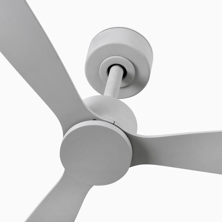FARO 33762WT - Ceiling fan AMELIA L grey d. 132 cm Wi-Fi Tuya + remote control