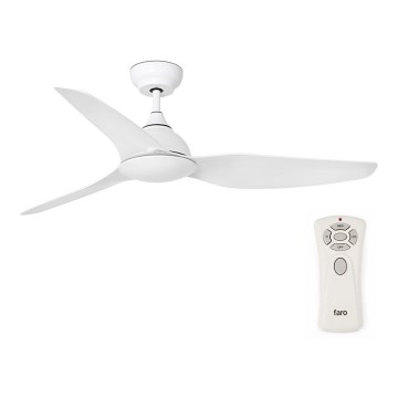 FARO 33770 - Ceiling fan SIOUX with a remote control IP44