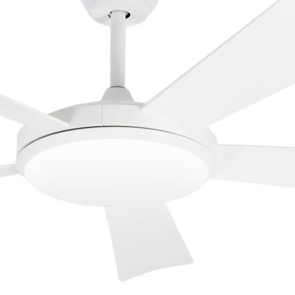 FARO 33803 - LED Ceiling fan SAONA LED/24W/230V white d. 132 cm + remote control