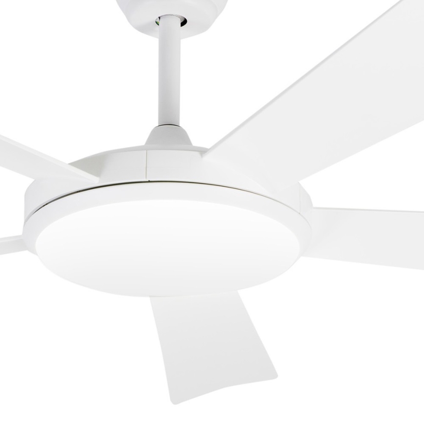 FARO 33803 - LED Ceiling fan SAONA LED/24W/230V white d. 132 cm + remote control