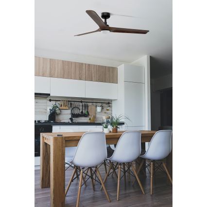 FARO 33809-1TW - HEYWOOD LED Dimmable Fan LED/10W/230V 2700/3000/4000K Ø 132 cm + Remote Control