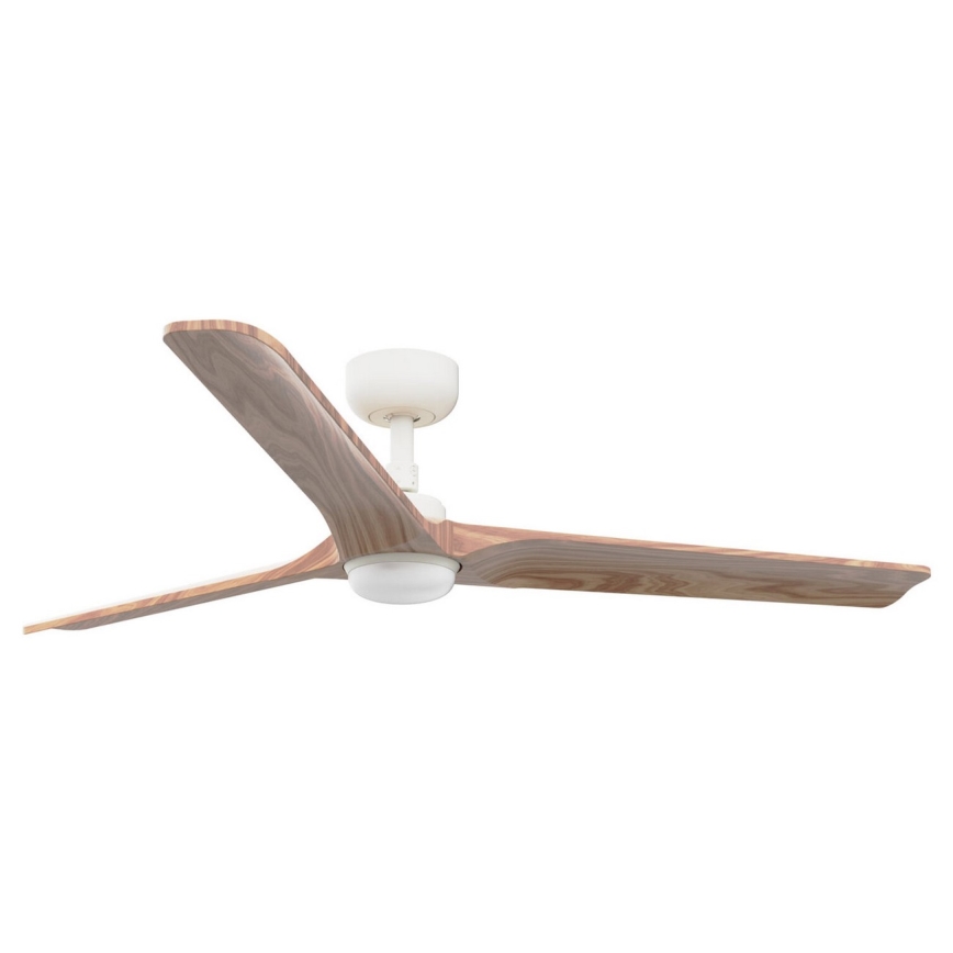 FARO 33810-1TW - LED Dimmable ceiling fan HEYWOOD L LED/10W/230V 2700/4000/6000K wood/white d. 132 cm + remote control