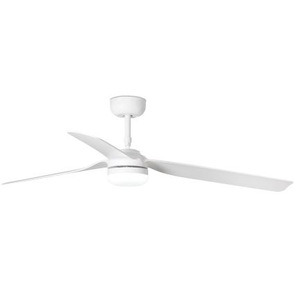 FARO 33814WP-20 - LED Dimmable ceiling fan PUNT M LED/24W/230V 3000K/4200K/6500K white d. 130 cm SMART + remote control