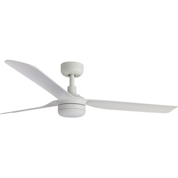 FARO 33814WT-20 - Dimmable PUNT M LED Ceiling Fan LED/18W/230V 2700/3000/4000K White Ø 132 cm Wi‑Fi Tuya + Remote Control