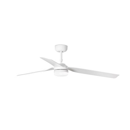 FARO 33814WT-20 - LED Dimmable ceiling fan PUNT M LED/18W/230V 3000/4200/6500K white d. 132 cm Wi-Fi Tuya + remote control