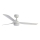 FARO 33814WT1S - PUNT M Dimmable LED Ceiling Fan, 18W, 230V, Tunable White 2700/3000/4000K, Ø132 cm, White, Tuya Wi‑Fi + Remote Control