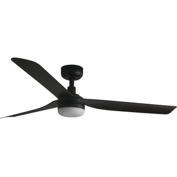 FARO 33815WT-21 - LED Dimmable ceiling fan PUNT M LED/18W/230V 2700/3000/4000K black Ø 132 cm Wi-Fi Tuya + remote control