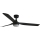 FARO 33815WT-21 - LED Dimmable ceiling fan PUNT M LED/18W/230V 2700/3000/4000K black Ø 132 cm Wi-Fi Tuya + remote control
