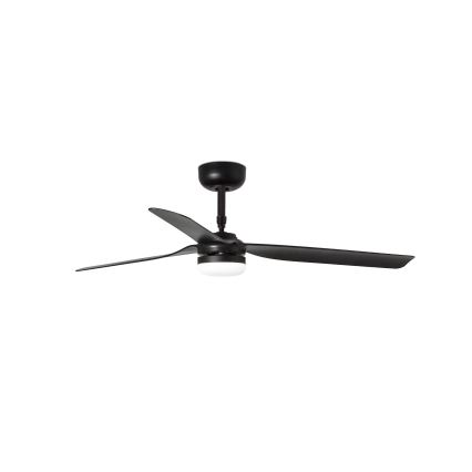 FARO 33815WT-21 - LED Dimmable ceiling fan PUNT M LED/18W/230V 3000/4200/6500K black d. 132 cm Wi-Fi Tuya + remote control