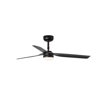 FARO 33815WT-21 - LED Dimmable ceiling fan PUNT M LED/18W/230V 3000/4200/6500K black d. 132 cm Wi-Fi Tuya + remote control