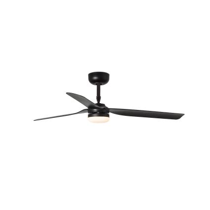 FARO 33815WT-21 - LED Dimmable ceiling fan PUNT M LED/18W/230V 3000/4200/6500K black d. 132 cm Wi-Fi Tuya + remote control