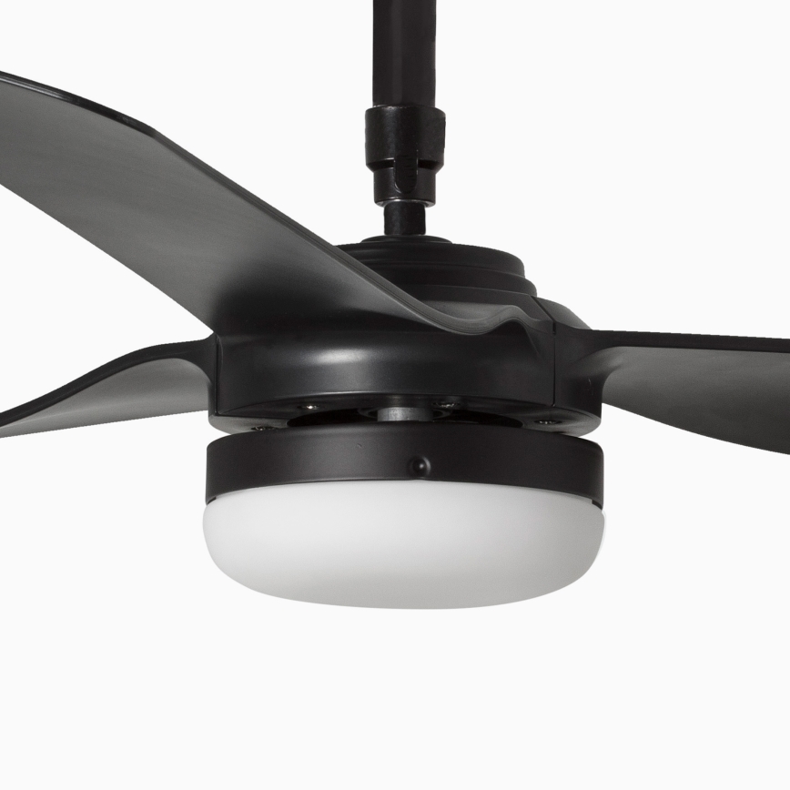 FARO 33815WT-21 - LED Dimmable ceiling fan PUNT M LED/18W/230V 2700/3000/4000K black Ø 132 cm Wi-Fi Tuya + remote control