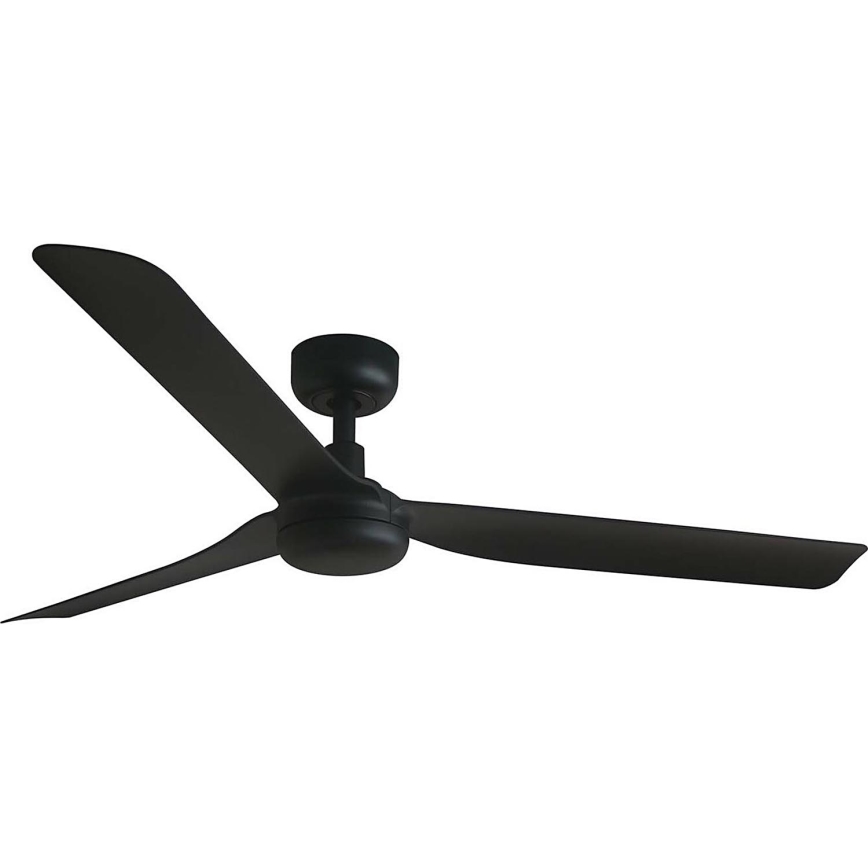 FARO 33815WT - Ceiling fan PUNT M black d. 132 cm Wi-Fi Tuya + remote control