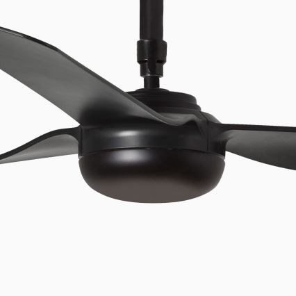 FARO 33815WT - Ceiling fan PUNT M black d. 132 cm Wi-Fi Tuya + remote control