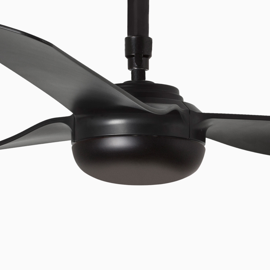FARO 33815WT - Ceiling fan PUNT M black d. 132 cm Wi-Fi Tuya + remote control