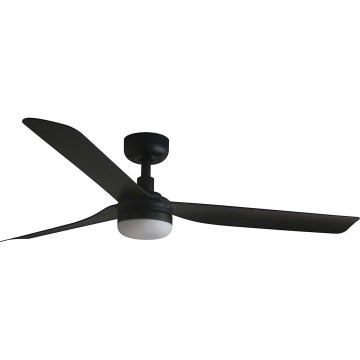 FARO 33815WT1S - PUNT M LED Dimmable Ceiling Fan LED/18W/230V 2700/3000/4000K Ø 132 cm Black Tuya Wi‑Fi + Remote Control