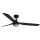 FARO 33815WT1S - PUNT M LED Dimmable Ceiling Fan LED/18W/230V 2700/3000/4000K Ø 132 cm Black Tuya Wi‑Fi + Remote Control