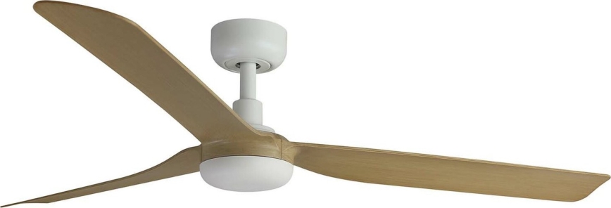 FARO 33816WT - Ceiling fan PUNT M brown/white d. 132 cm Wi-Fi Tuya + remote control