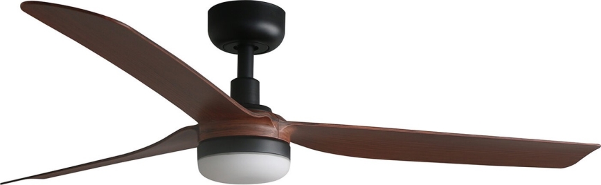 FARO 33817WT-21 - LED Dimmable ceiling fan PUNT M LED/18W/230V brown/black d. 132 cm Wi-Fi Tuya + remote control