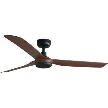 FARO 33817WT - Ceiling fan PUNT M brown/black d. 132 cm Wi-Fi Tuya + remote control