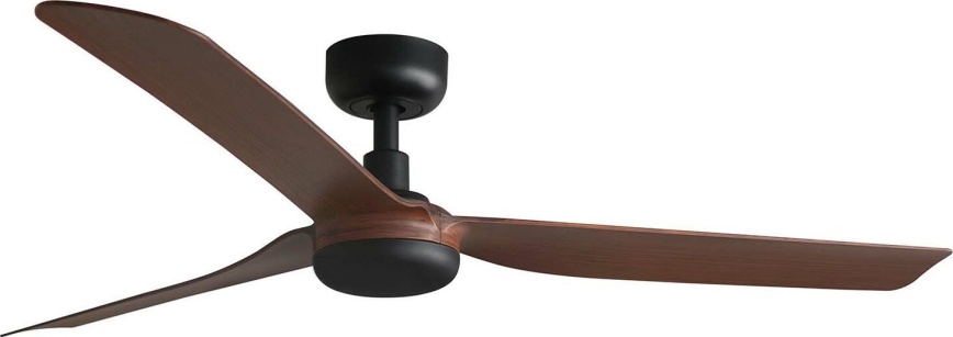 FARO 33817WT - Ceiling fan PUNT M brown/black d. 132 cm Wi-Fi Tuya + remote control