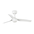 FARO 33820-1TW - MINI PUNT LED Dimmable Ceiling Fan with 10W LED (2700/3000/4000K), White, Ø 90 cm – Remote Control Included