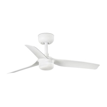 FARO 33820-1TW - MINI PUNT LED Dimmable Ceiling Fan with 10W LED (2700/3000/4000K), White, Ø 90 cm – Remote Control Included