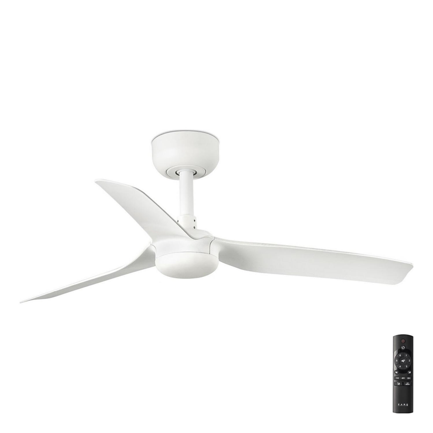 FARO 33820 - Ceiling fan MINI PUNT S white d. 90 cm + remote control
